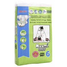 Muumi подгузники Baby 6 (12-24 кг) 36 шт.