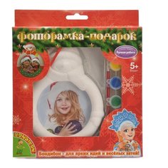 BONDIBON Набор для росписи Фоторамка-подарок Снеговик (ВВ1349)