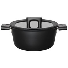 Кастрюля FISKARS Hard Face 3,5 л, черная