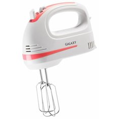 Миксер Galaxy GL2211, белый/розовый