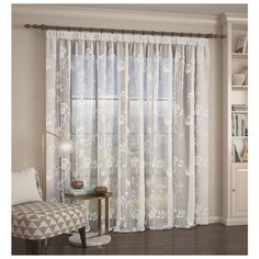 Тюль ARCO DORO IE 105 на ленте 260 см белый