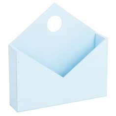 Кашпо Дарите счастье конверт №2 24х5х24 см голубой