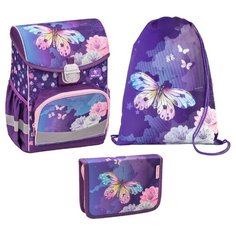 Belmil Ранец Click My butterfly с наполнением (405-45/857/SET), фиолетовый
