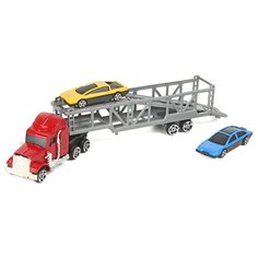 Набор машин Veld Co Контейнеровоз (51598) красный/желтый/голубой