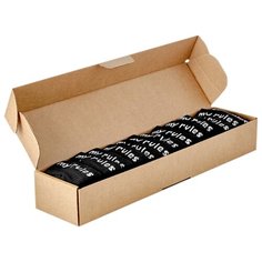 Носки My Rules средней длины, в коробке, 7 пар, размер 41-45, черный