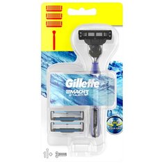 Бритвенный станок Gillette Mach3 Start, сменные кассеты 3 шт.