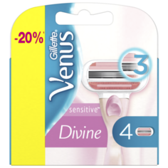 Venus Divine Sensitive Сменные кассеты упаковка из 4 шт