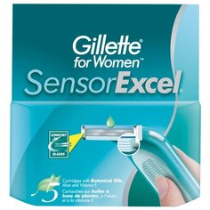 Gillette for Women Sensor Excel Сменные лезвия упаковка из 5 шт
