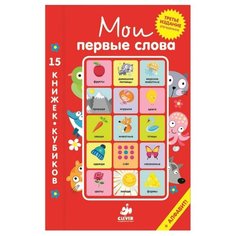 CLEVER Книжки-кубики Мои первые слова. 15 книжек-кубиков. Русский язык