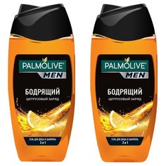 Гель для душа и шампунь Palmolive Men Цитрусовый заряд, 250 мл, 2 шт.