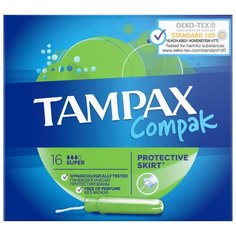 TAMPAX тампоны Compak Super 16 шт.