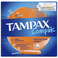 TAMPAX тампоны Compak Super Plus 16 шт.
