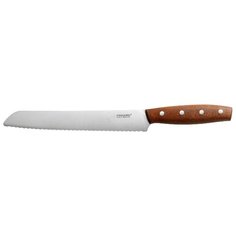 FISKARS Нож для хлеба Norr 21 см серебристый/коричневый