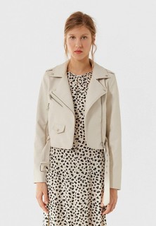 Куртка кожаная Stradivarius