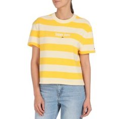Футболка TOMMY JEANS DW0DW08665 желтый