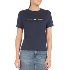 Футболка TOMMY JEANS DW0DW08486 темно-синий