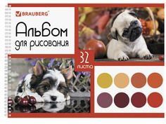 Альбом для рисования Brauberg Собачки 205x290mm А4 32 листа 105081
