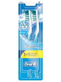 Щетка Oral-B Комплекс Глубокая чистка средняя 1+1шт 3014260022617