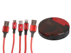 Зарядное устройство Baseus Car Sharing Station Red CAHUB-FX09