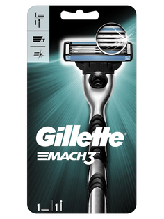 Бритва Gillette Mach3 + 1 кассета