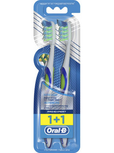 Щетка Oral-B Pro-Expert Medium ЭкстраЧистка 1+1шт 3014260022235