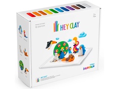 Набор для лепки Hey Clay Легкий пластилин Залипаки Птицы 18 банок