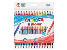 Карандаши цветные Carioca Bi-Color 48 цветов 43031