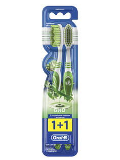 Щетка Oral-B Био Medium 2шт 3014260104757