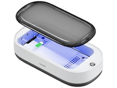 Ультрафиолетовый стерилизатор Usams US-ZB151 с беспроводной зарядкой 15W White 21023