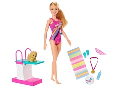 Кукла Mattel Barbie Чемпион по плаванию GHK23