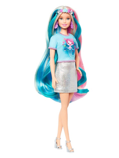 Кукла Mattel Barbie Радужные волосы GHN04