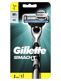 Бритва Gillette Mach3 + 2 кассеты