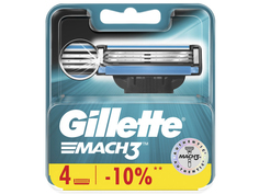 Сменные кассеты Gillette Mach3 4шт 3014260243531