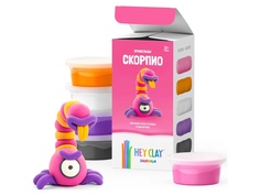 Набор для лепки Hey Clay Легкий пластилин Залипаки Скорпио 5 банок