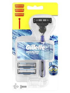 Бритва Gillette Mach3 Start + 3 кассеты 7702018464005