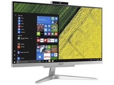 Моноблок Acer Aspire C24-320 Silver DQ.BBKER.006 (AMD A9-9425 3.1 GHz/4096Mb/256Gb SSD/AMD Radeon R5/Wi-Fi/Bluetooth/23.8/1920x1080/Windows 10 Home 64-bit)