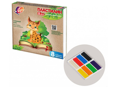 Набор для лепки Луч Пластилин классический Zoo 8 цветов 120г 29С 1720-08