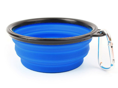 Силиконовая складная миска ZDK Petsy Blue Sil_0017