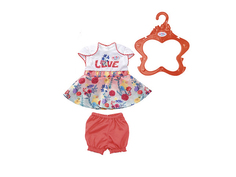 Одежда для куклы Zapf Creation Baby Born Цветочные платья с шортиками 826-973