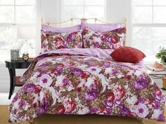 Постельное белье Cleo Satin Lux 15/485-SL Комплект 1.5 спальный Сатин