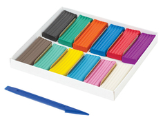 Набор для лепки Юнландия Пластилин Веселый шмель 12 цветов 180гр 105721