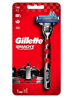 Бритва Gillette Mach3 Turbo Red + 1 кассета