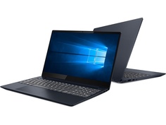 Ноутбук Lenovo IdeaPad S340-15IIL Blue 81VW007QRU (Intel Core i5-1035G1 1.0 GHz/8192Mb/256Gb SSD/Intel HD Graphics/Wi-Fi/Bluetooth/Cam/15.6/1920x1080/Windows 10 Home 64-bit)