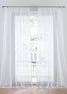 Гардина с графичным узором (1 шт.) Bonprix