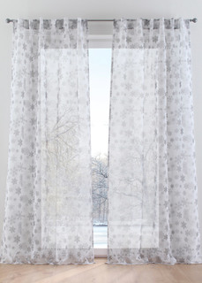 Гардина Снежинки (1 шт.) Bonprix