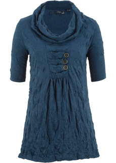 Футболка из жатой ткани Bonprix