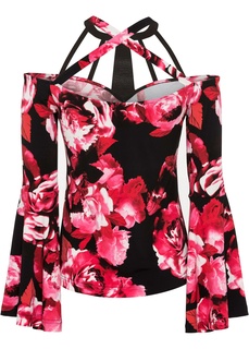 Футболка со стразами Bonprix