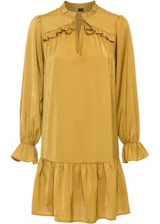 Платье атласное Bonprix