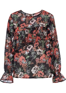 Блузка с цветочным рисунком Bonprix