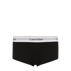 Трусы из смеси хлопка и вискозы с логотипом бренда Calvin Klein